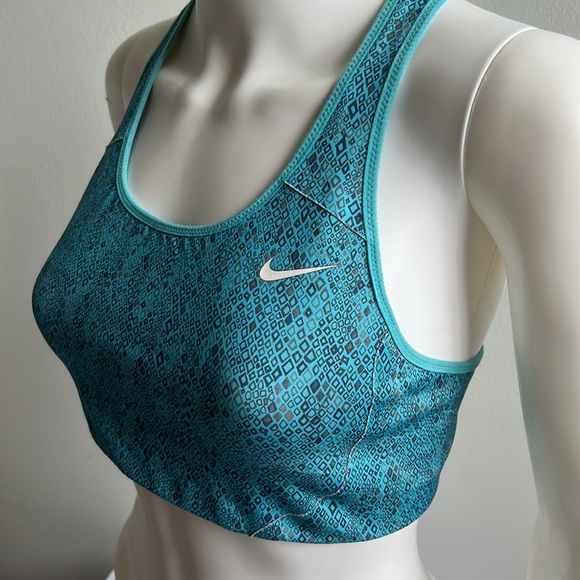 Blue Nike Sports Bra Medium - Picture 2 of 5